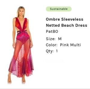 Ombre Patbo Netted Dress